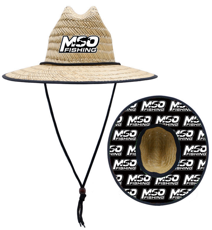 MSO - ANGLER Straw Hat -White