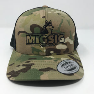 Stealth Camo - Trucker Snap Back Hat