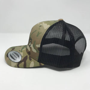 Stealth Camo - Trucker Snap Back Hat