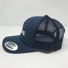 Load image into Gallery viewer, Deep Blue- Trucker Snap Back Hat
