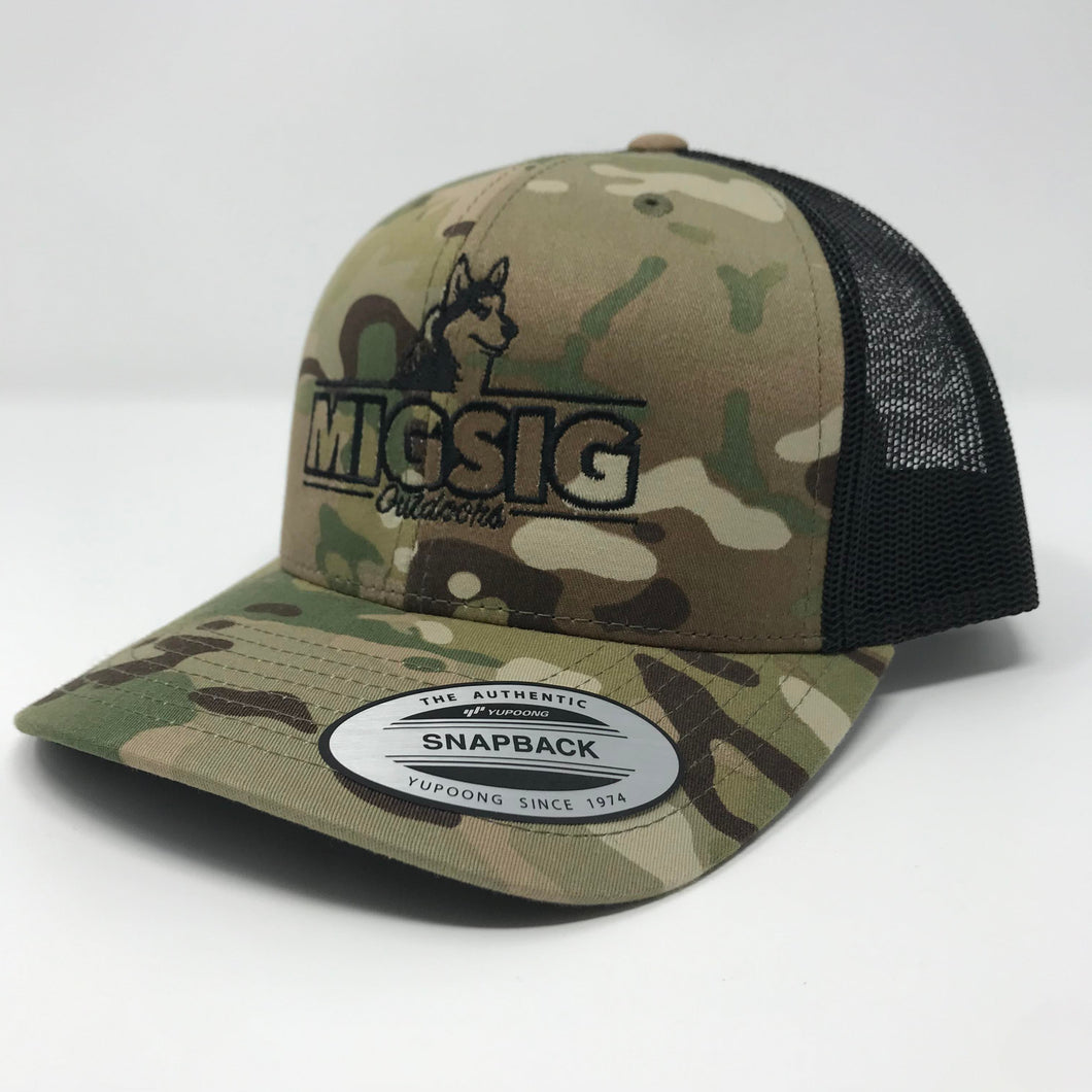 Stealth Camo - Trucker Snap Back Hat