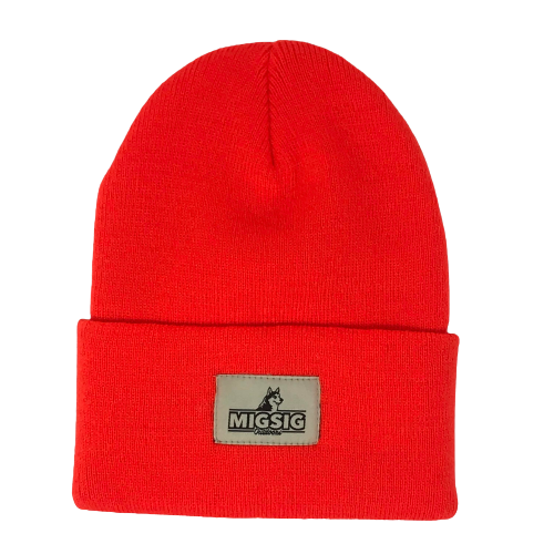 NEW! Knit Cuffed Beanie - Hunter Orange