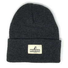 Load image into Gallery viewer, NEW! Knit Cuffed Beanie - Heather Black
